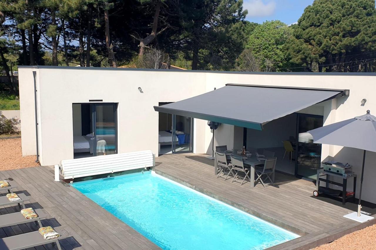 Villa Rossa 6 Pers Dans Residence Avec Piscine Chauffee Privee Lecci Exteriör bild