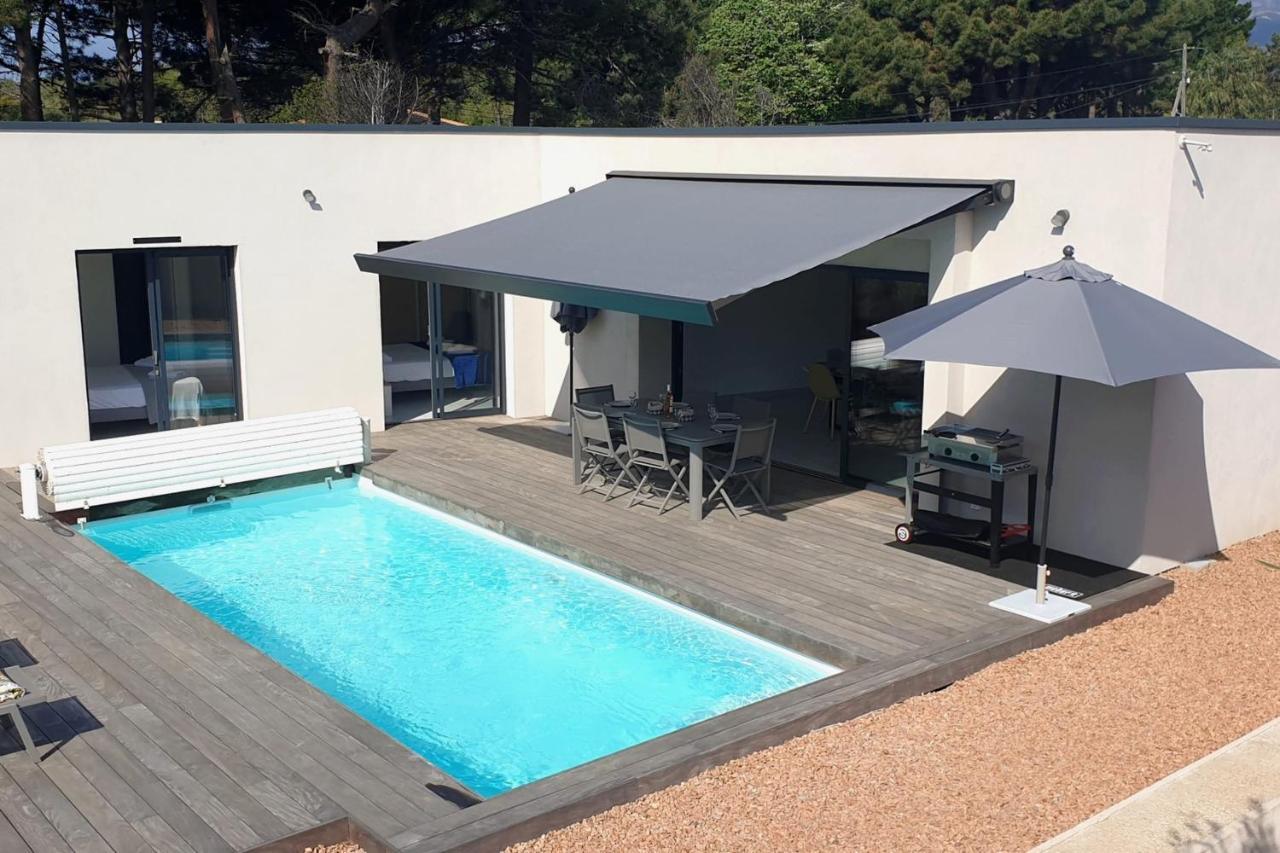Villa Rossa 6 Pers Dans Residence Avec Piscine Chauffee Privee Lecci Exteriör bild